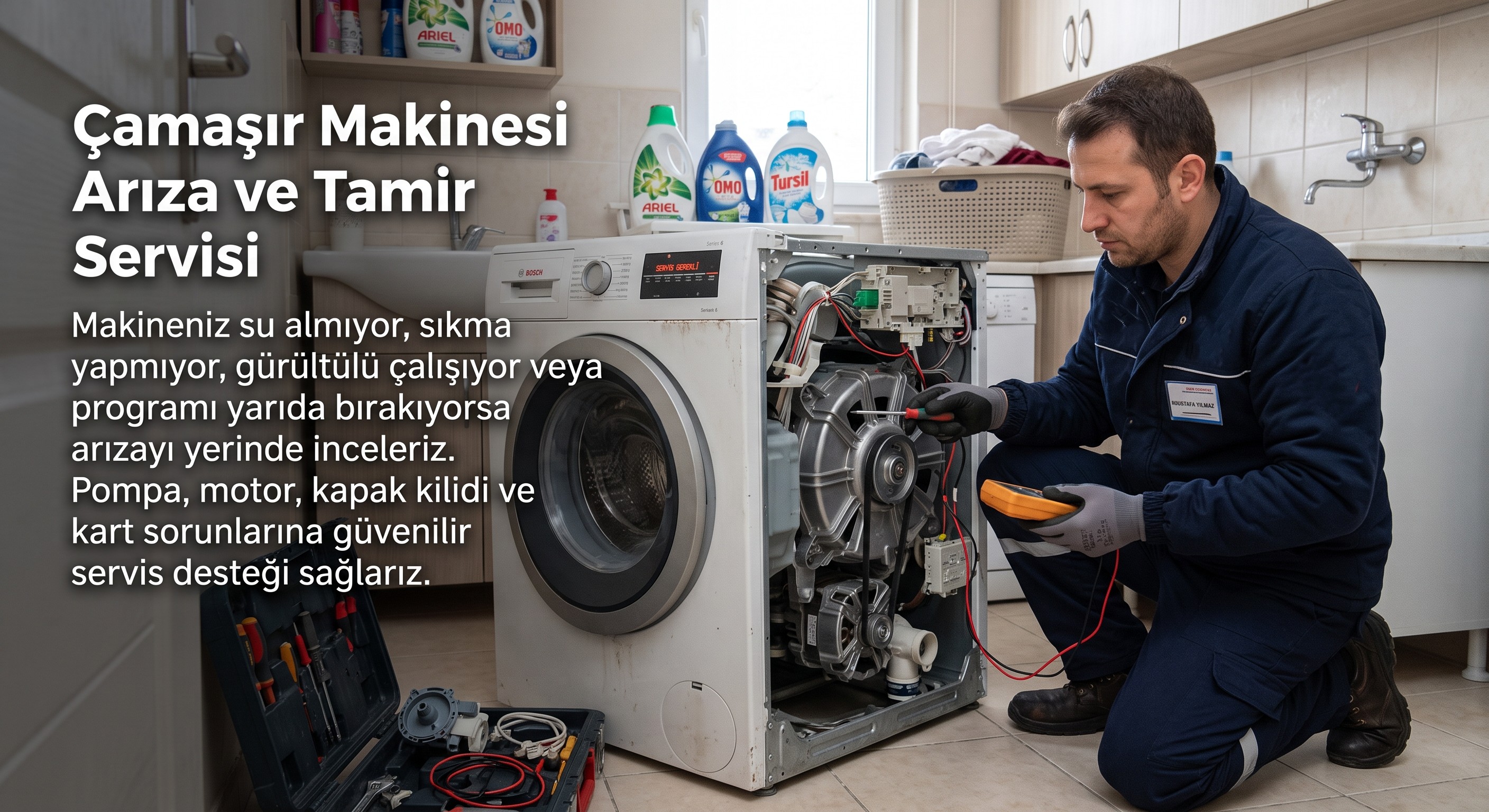 Çamaşır makinesi servisi